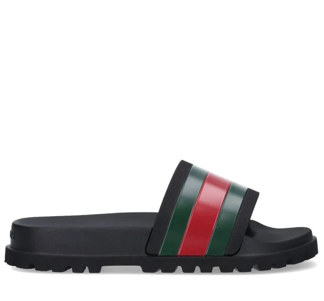 Gucci Web Slide Sandals